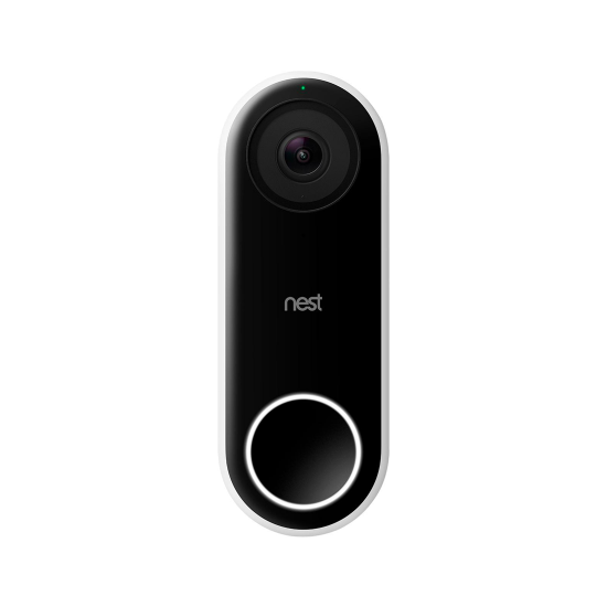 Google - Nest Hello Smart Wi-Fi Video Doorbell